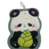 Thickened cartoon panda pattern towel, soft and absorbent household bathroom towel Item Picture